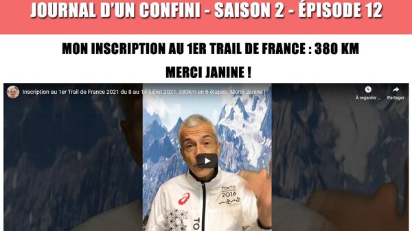 Le Trail de France : mon cadeau de 380 km de long !